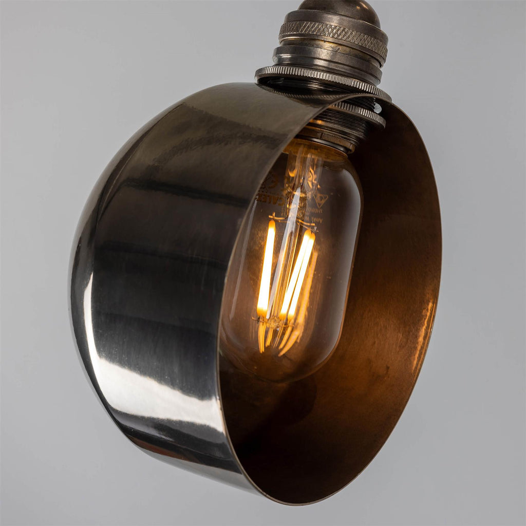 Mullan Lighting San Jose Adjustable Modern Brass Wall Light