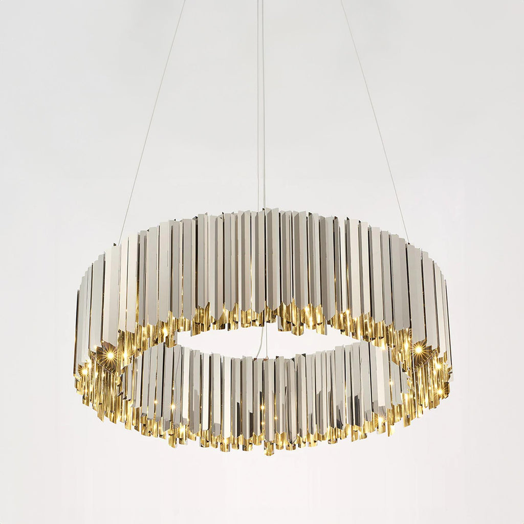 Tom Kirk Lighting Facet Chandelier