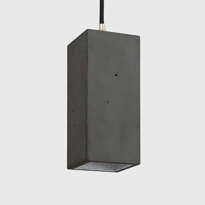 Concrete drop pendant
