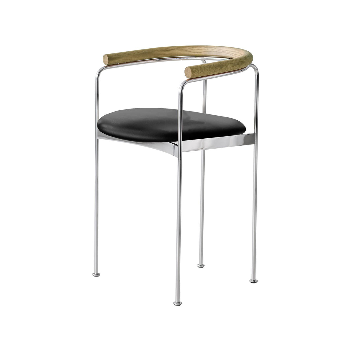 DK3 Baia Counter Stool with Wooden Back