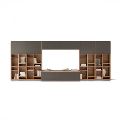 Treku Lauki TV Cabinet - Walnut & Graphite
