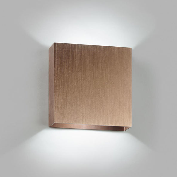 Ex-Display Light Point Compact Up and Down Wall Light  - Medium, Rose Gold