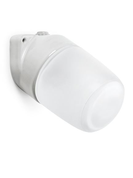 Old School Electric Scandilux angled wall sauna light