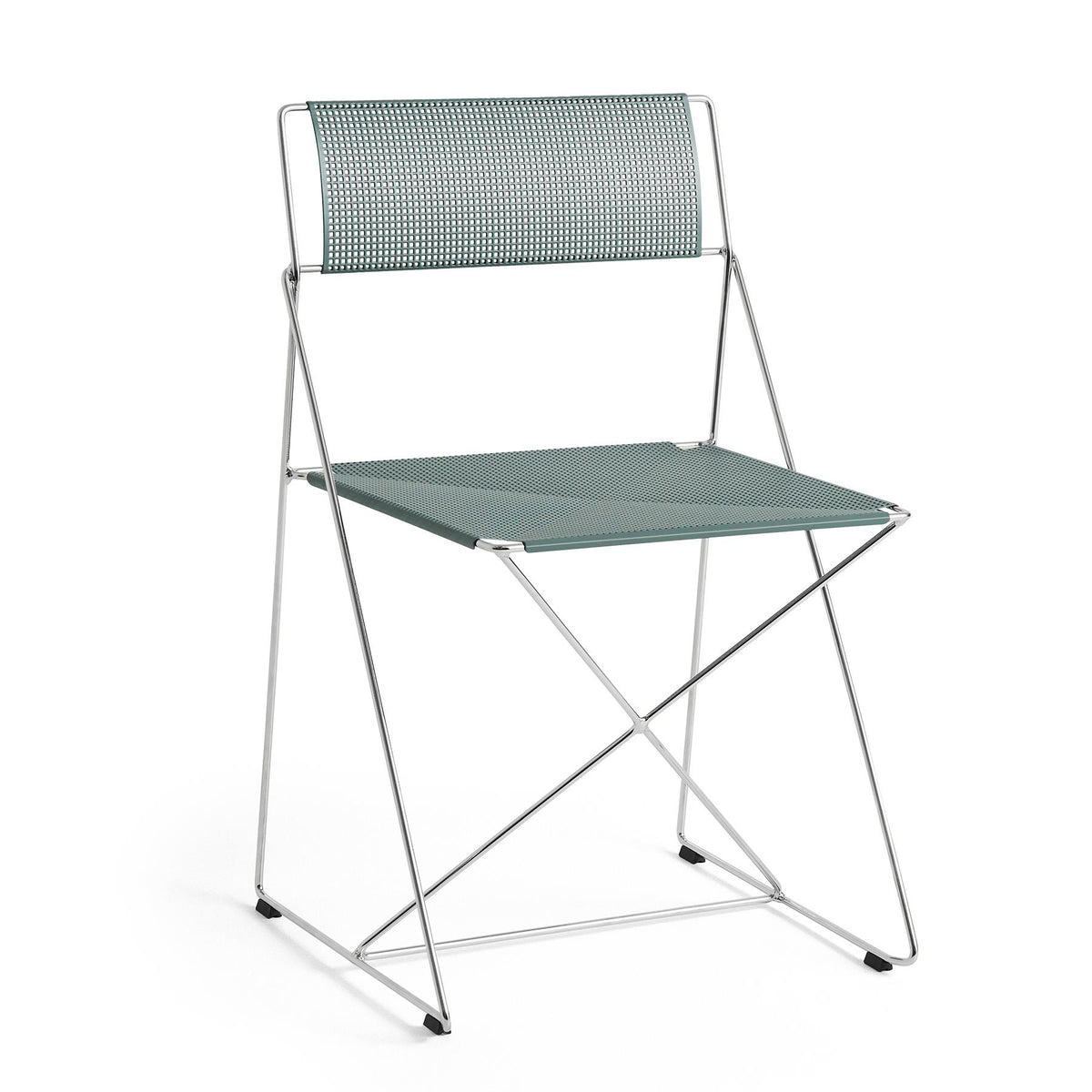 HAY X-Line Garden Chair - Chrome Based