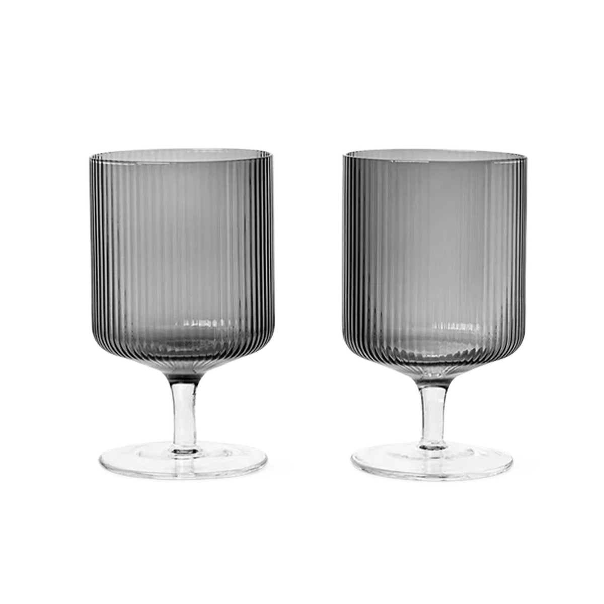 Ferm Living Ripple Wine Glasses - Set of 2
