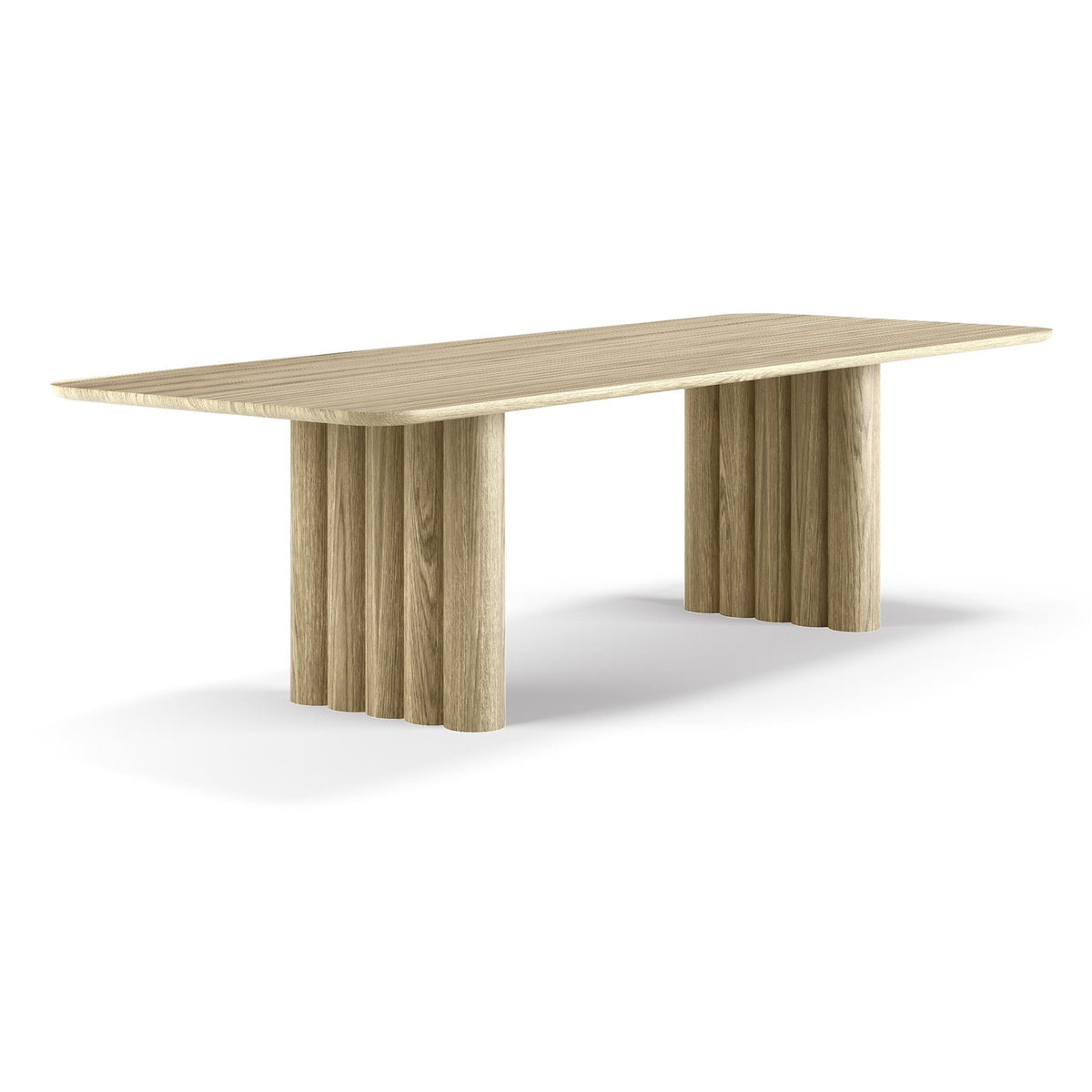 DK3 Plush Extendable Dining Table - 4cm Thick Table Top, Rectangular