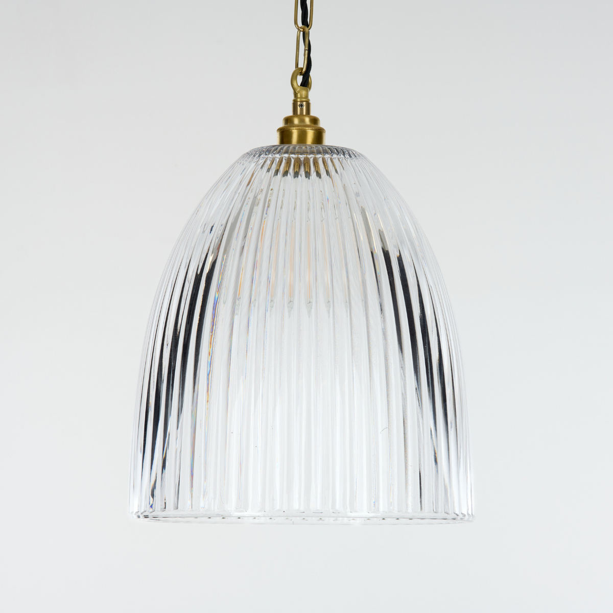 Old School Electric Elongated Prismatic Pendant : Large
