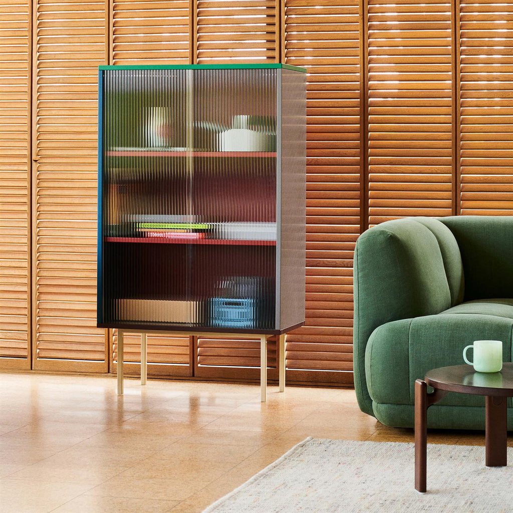 HAY Colour Tall Cabinet with Glass Doors