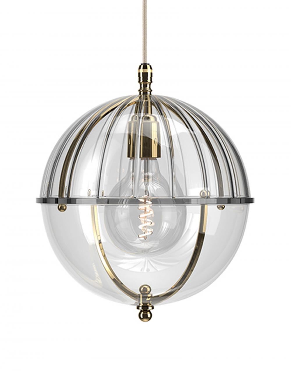 Fritz Fryer Grafton Globe Pendant Light