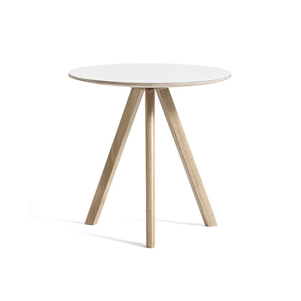 Outlet HAY CPH 20 Dining Table - Small, White Laminate, Soaped Oak