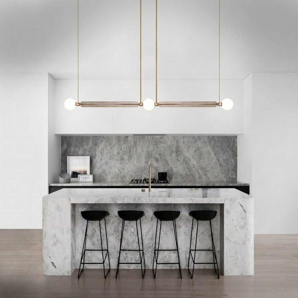 Marc Wood Case Linear Pendant Light