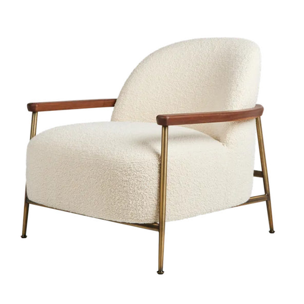 Ex-Display (Wimbledon Store) GUBI Sejour Lounge Chair - Karakorum 001, Antique Brass