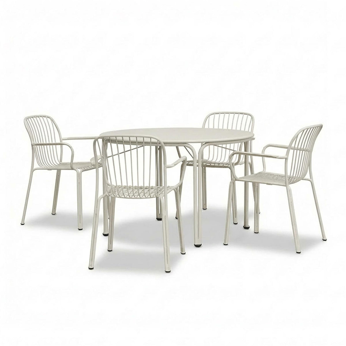 &Tradition Thorvald Round Garden Dining Set - Curated by Holloways of Ludlow