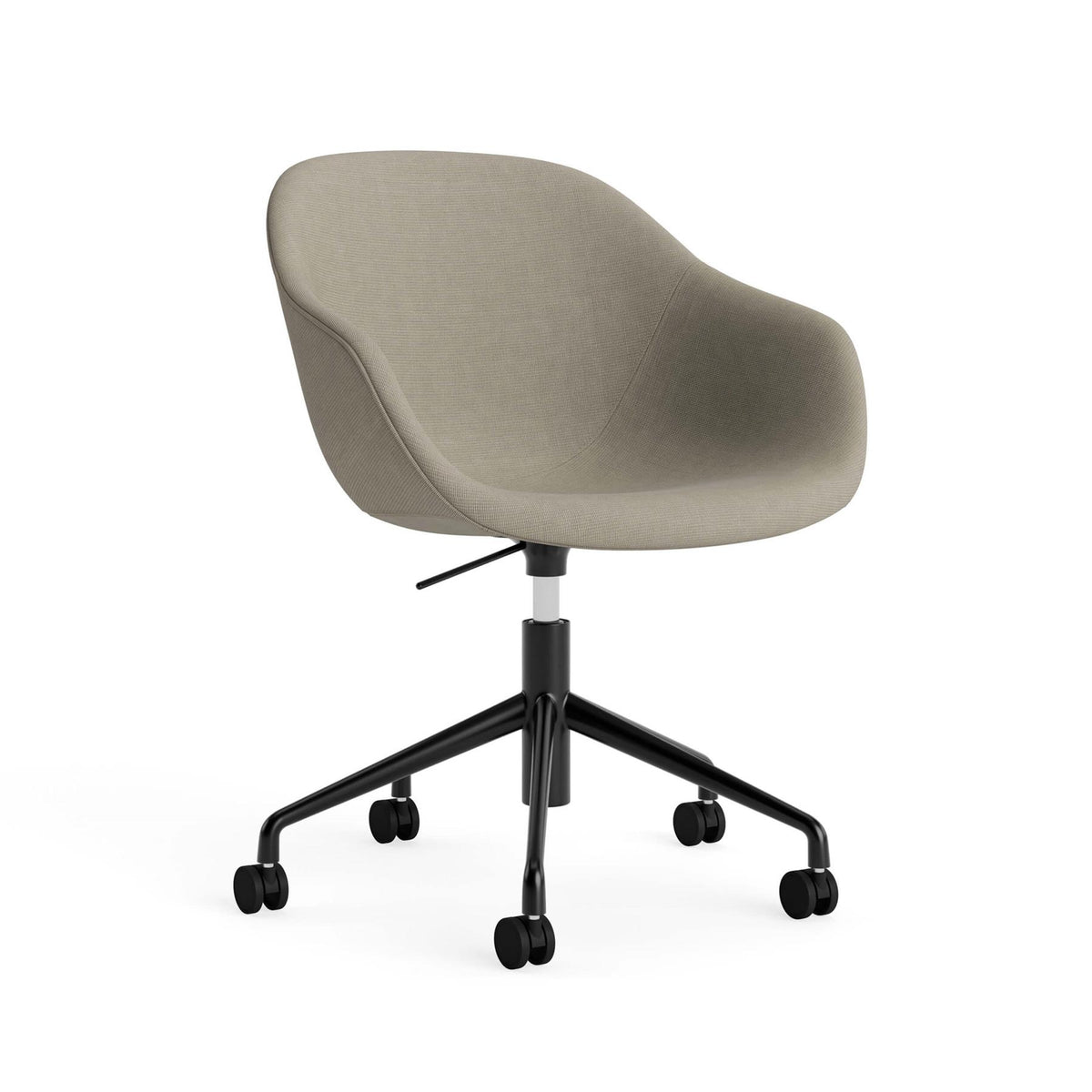 HAY AAC 253 Chair, Upholstered - 5 Star Swivel Base, Gas Lift and Wheels