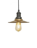 Industville Brooklyn Antique Flat Industrial Pendant Light