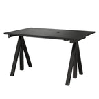 String Furniture Desk Adjustable Height Black Legs
