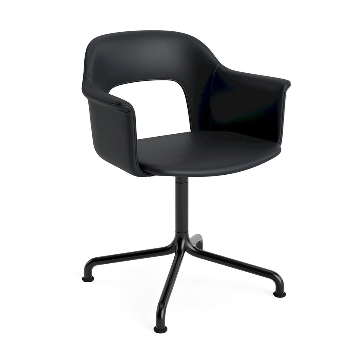 HAY Layout Armchair 254 with 4 Star Swivel Arc Base