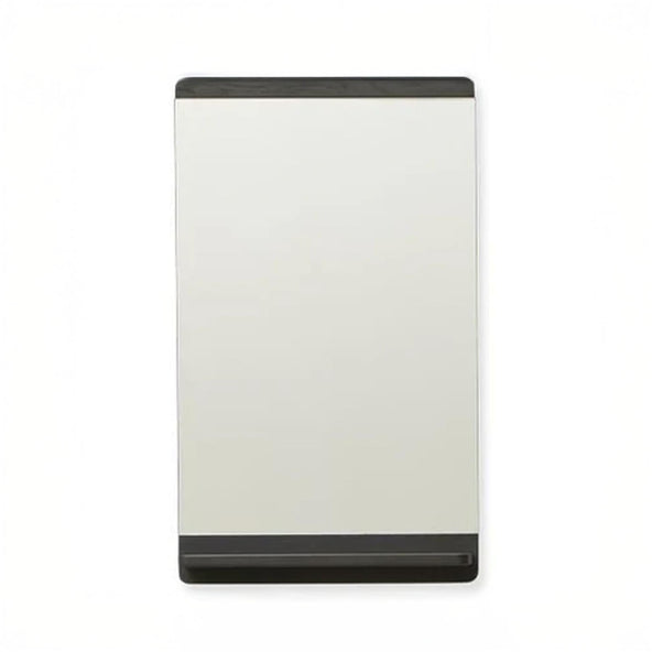 Outlet Form & Refine Rim Wall Mirror - Black Stained Oak