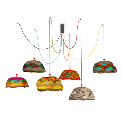 PET Lamp Bolgatanga Cluster Pendant Light