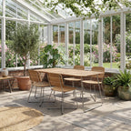 Fritz Hansen Lilium Garden Dining Set - Medium - Curated by Holloways of Ludlow