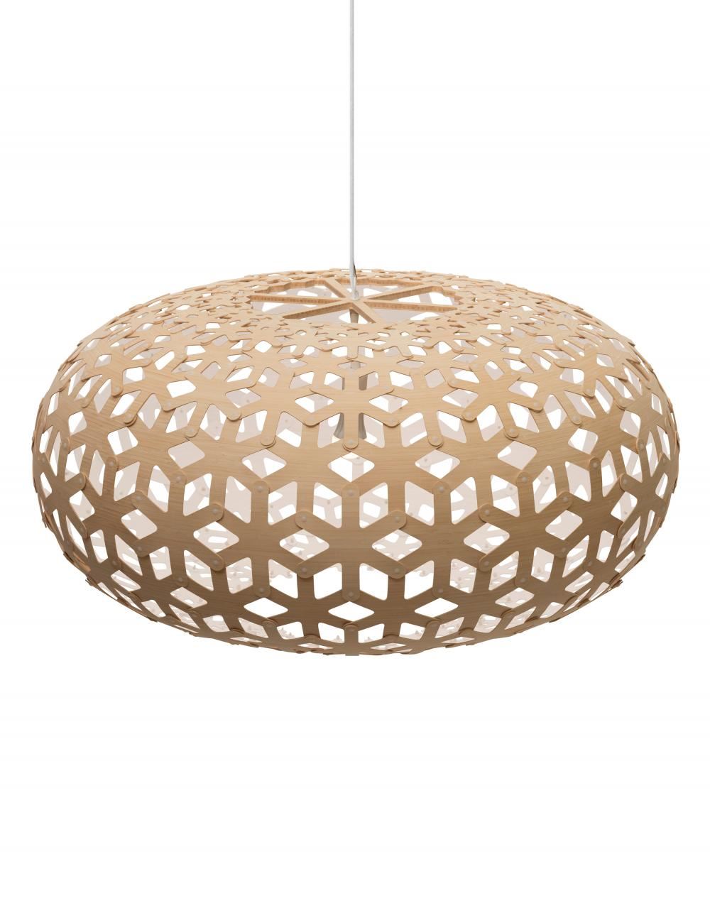 David Trubridge Snowflake Pendant Light Coloured - 1 Side