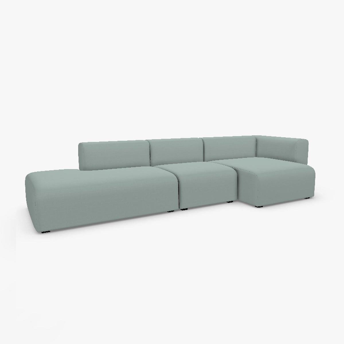 HAY Mags Sofa 3+ Seater Combination 4 Right
