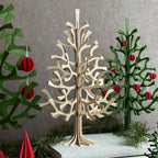 Lovi Wooden Spruce with Mini Baubles