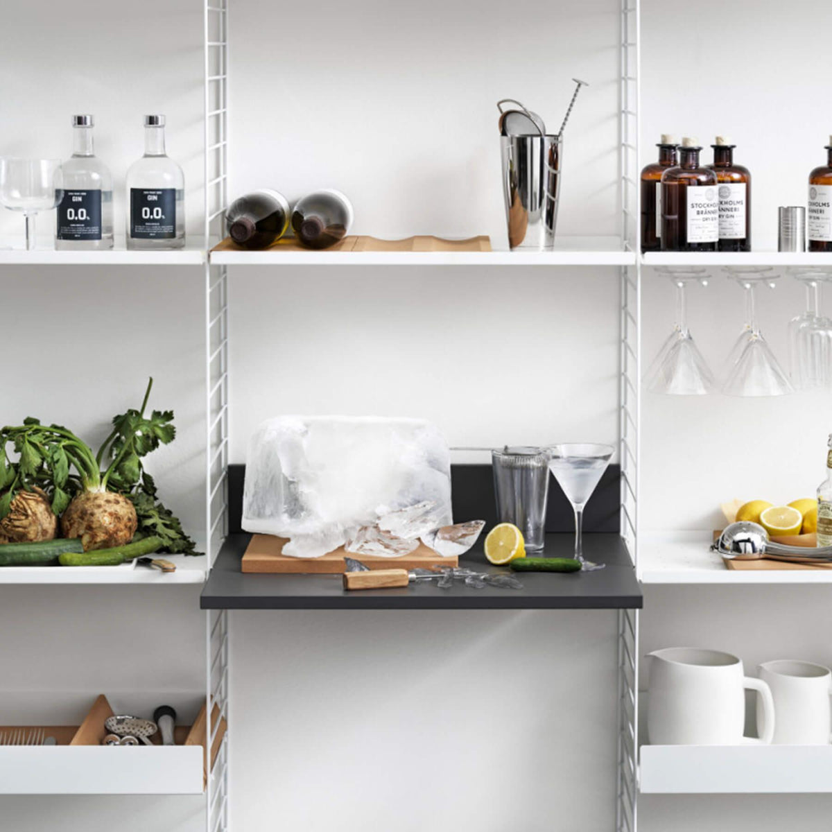 String Furniture Media Shelf