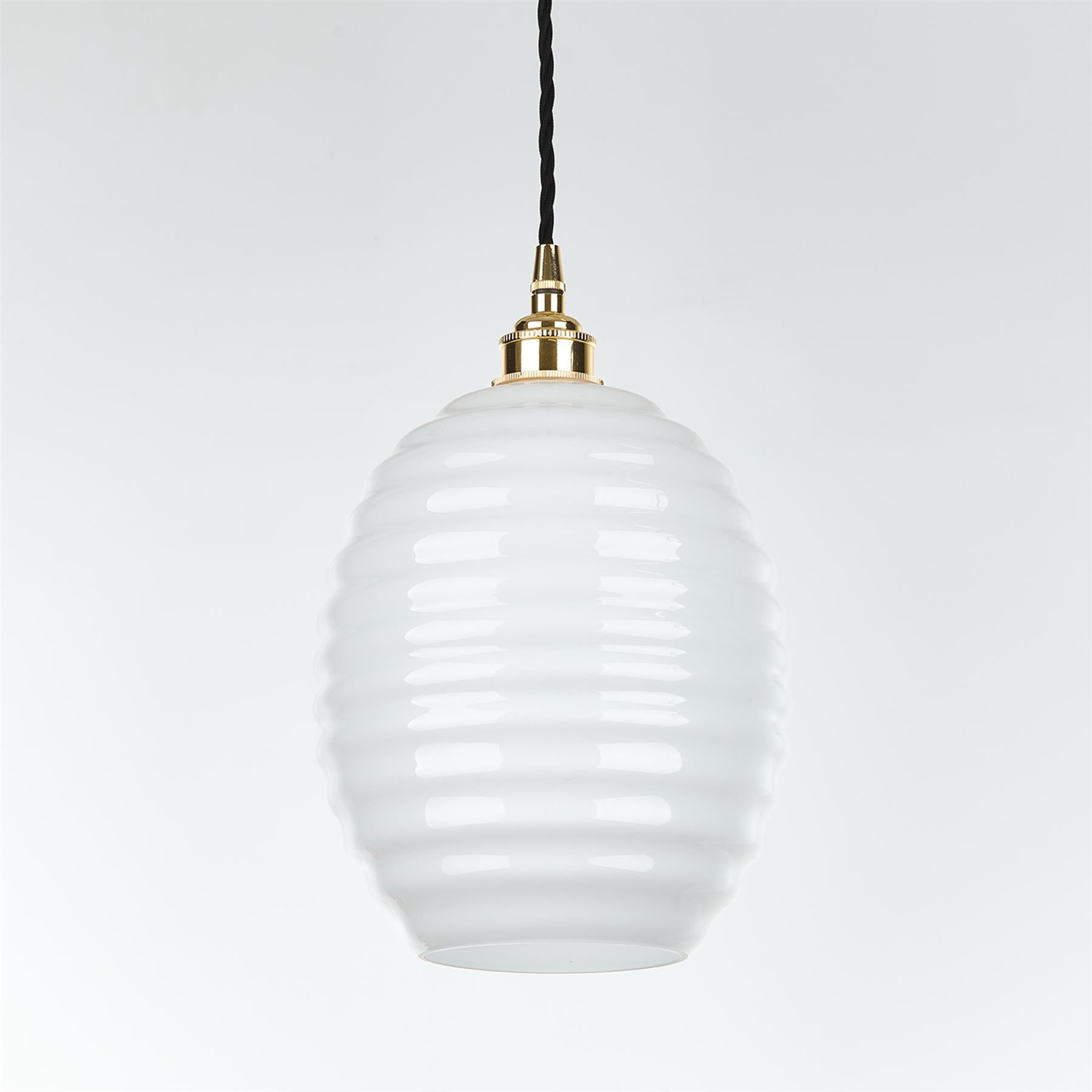 Old School Electric Beehive Pendant Light
