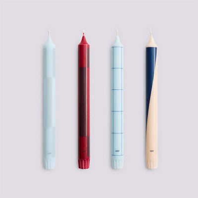 HAY Pattern Candle, Set of 4