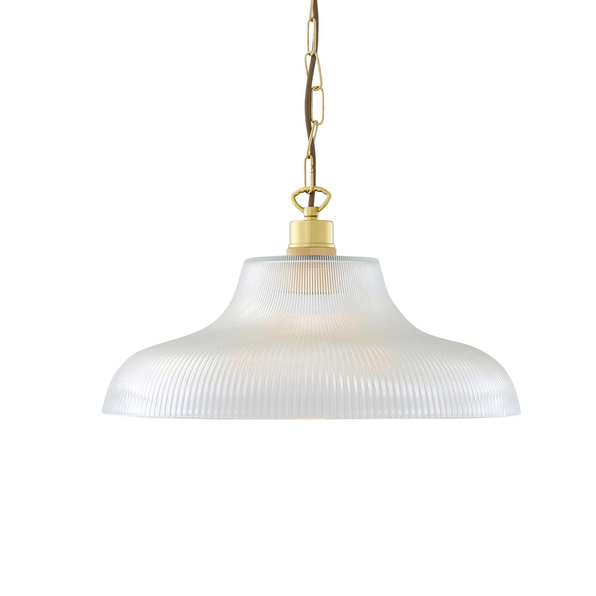 Mullan Lighting London Prismatic Railway Glass Pendant Light