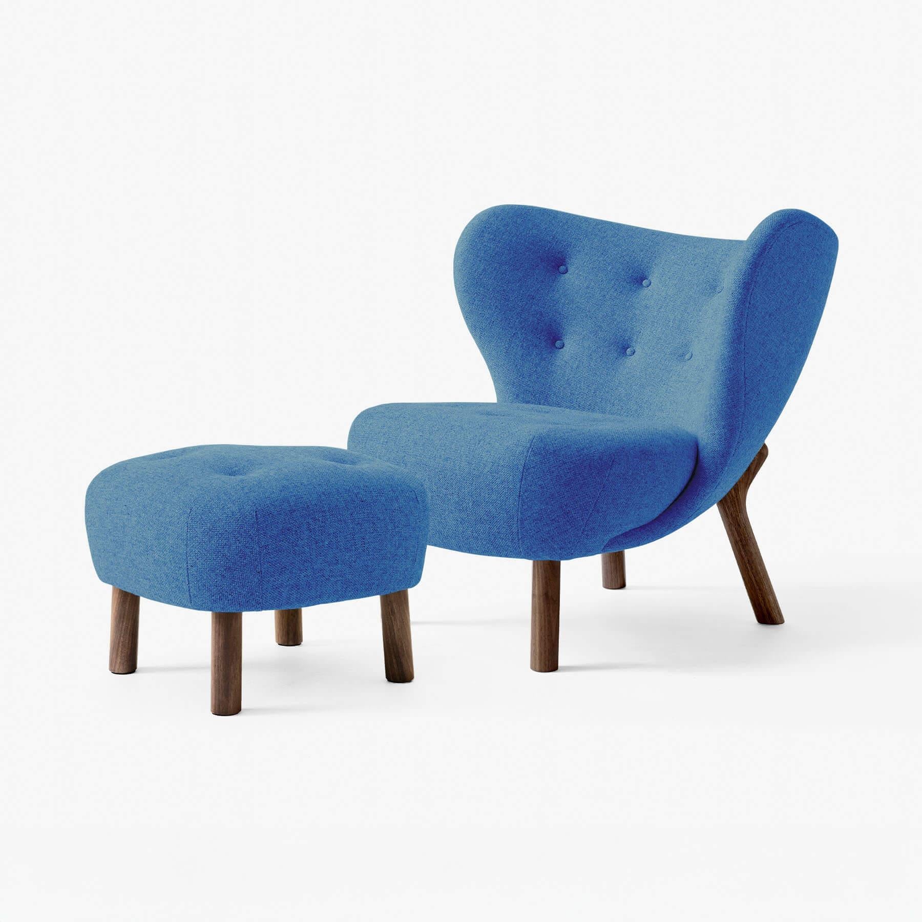 &Tradition VB1 Little Petra Chair with Footstool