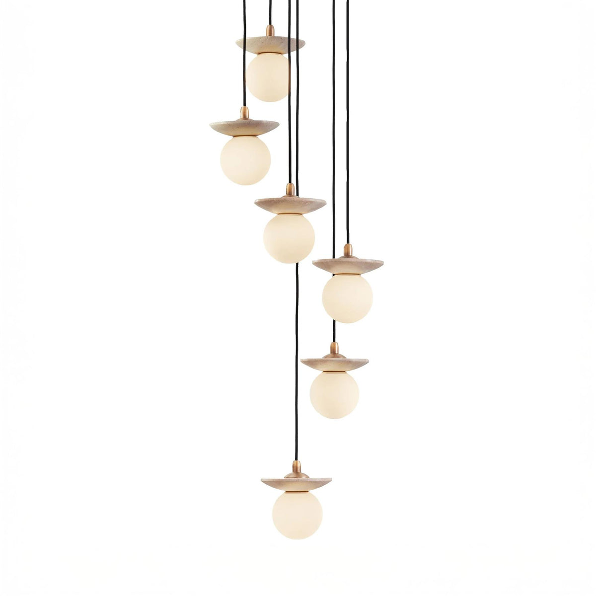 J. Adams Orbit Cluster Pendant Light