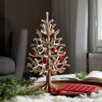 Lovi Wooden Spruce with Mini Baubles