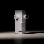 Transparent Brutalist Speaker