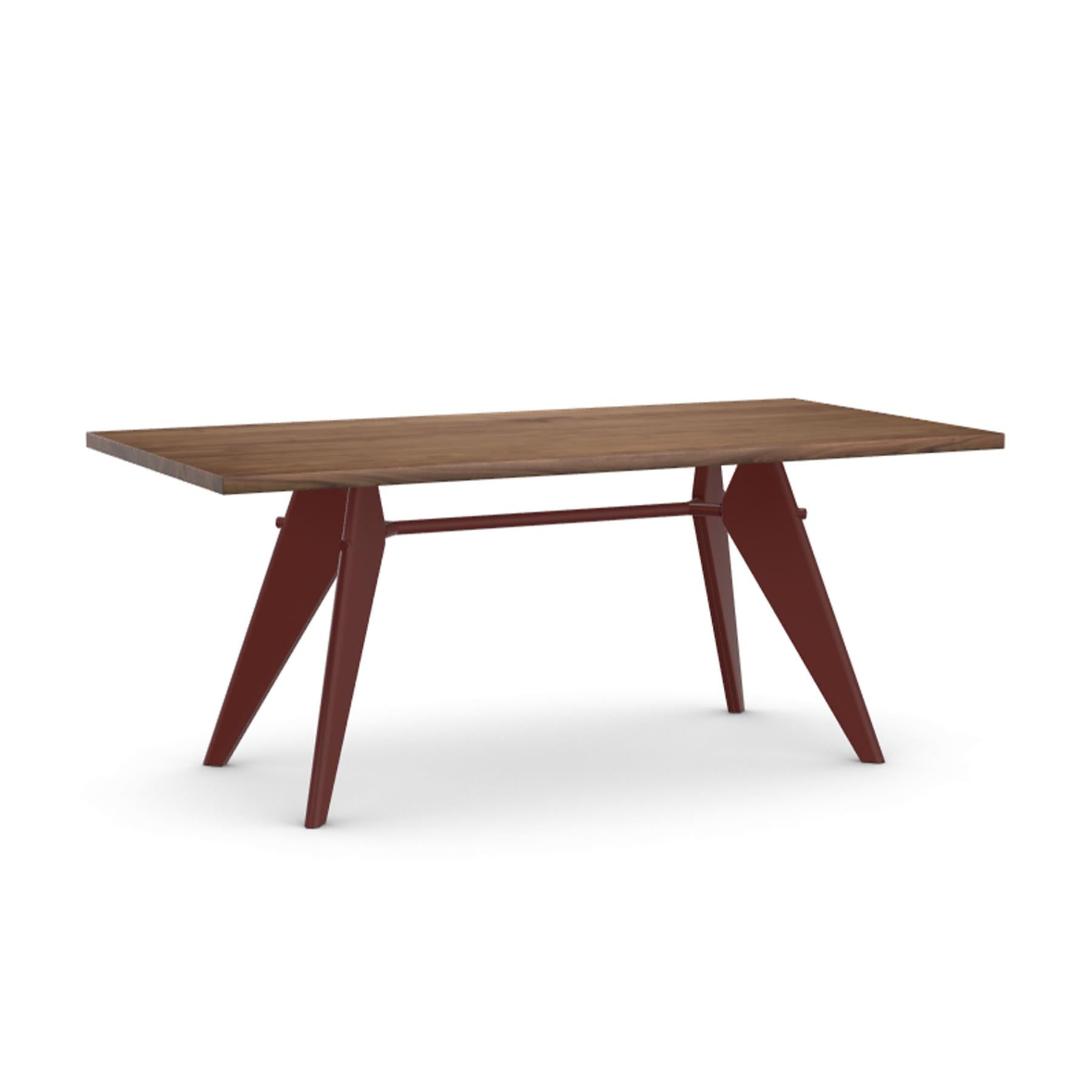 Vitra EM Dining Table with Solid Oak Top