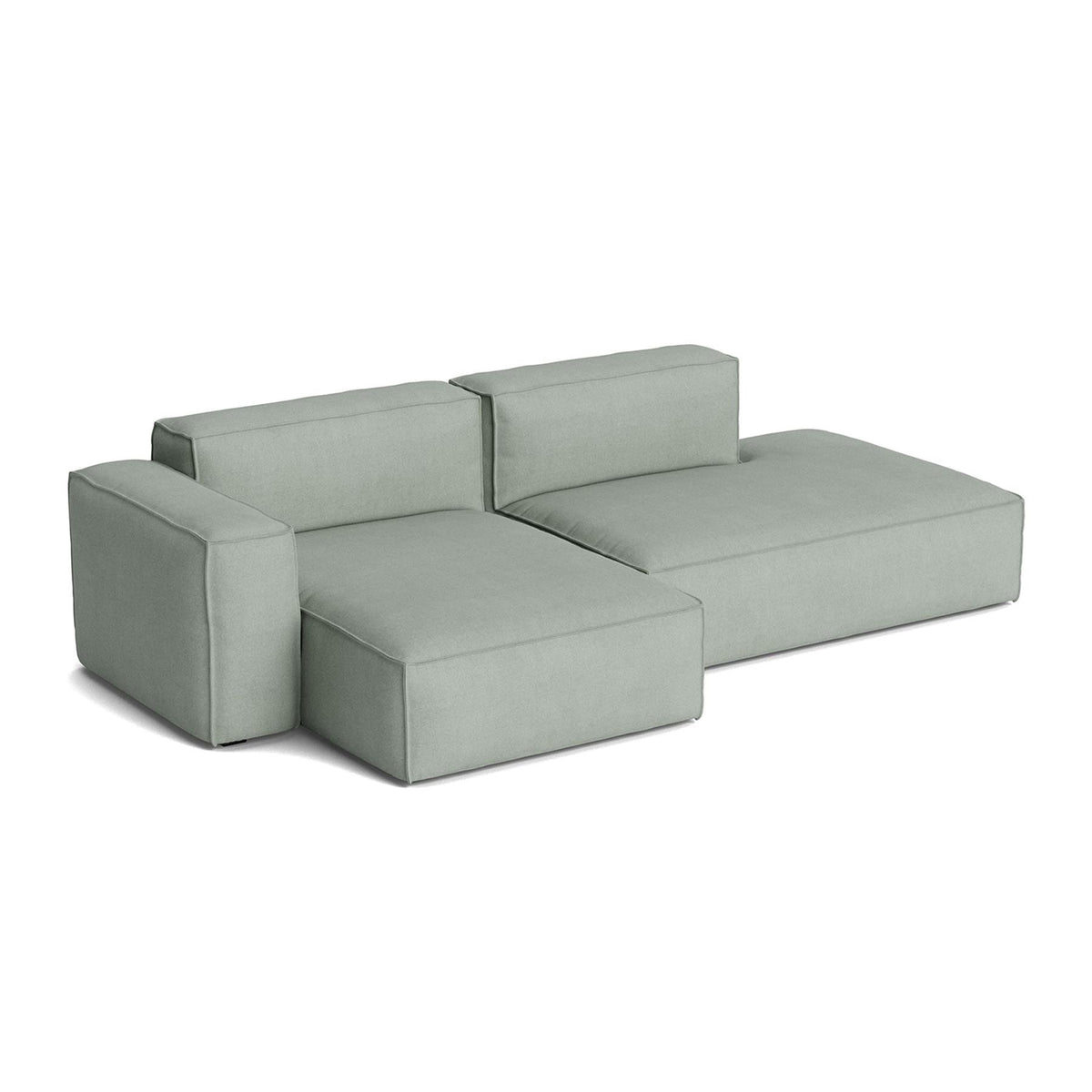 HAY Mags Soft 2+ Seater Sofa Low Armrest with Removable Cover Combination 3 Left