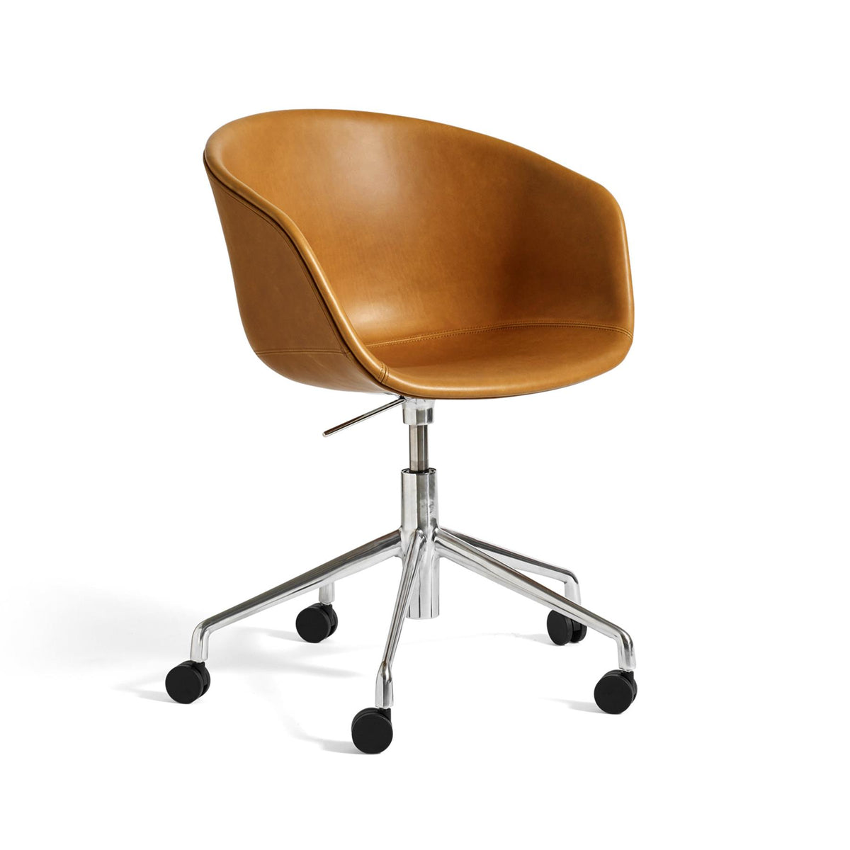 HAY AAC 53 Chair, Upholstered - 5 Star Swivel Base, Gas Lift and Wheels
