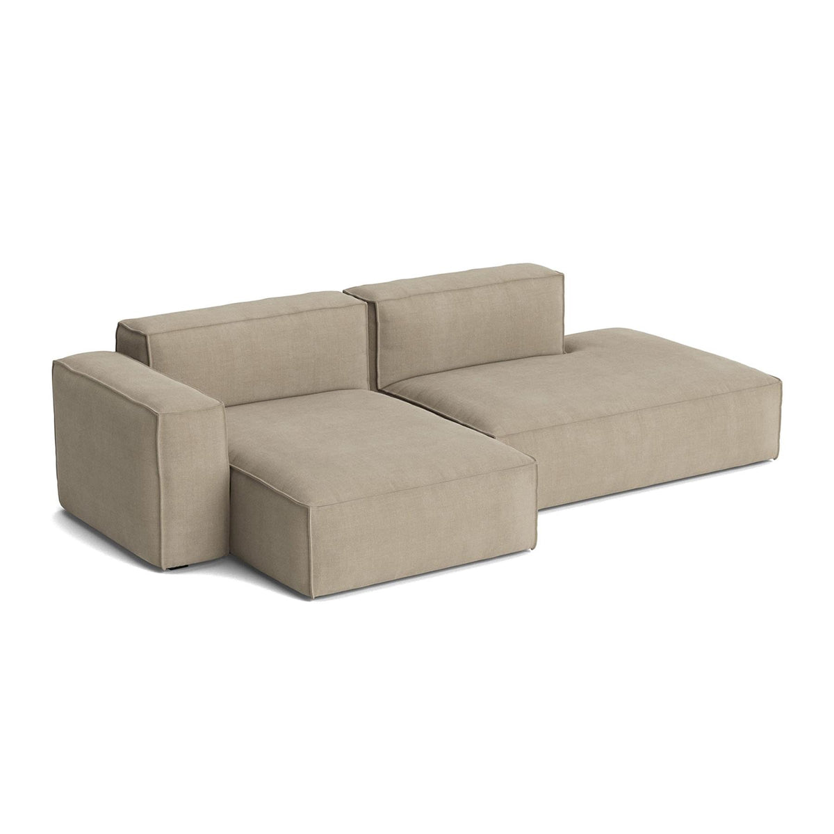 HAY Mags Soft 2+ Seater Sofa Low Armrest with Removable Cover Combination 3 Left