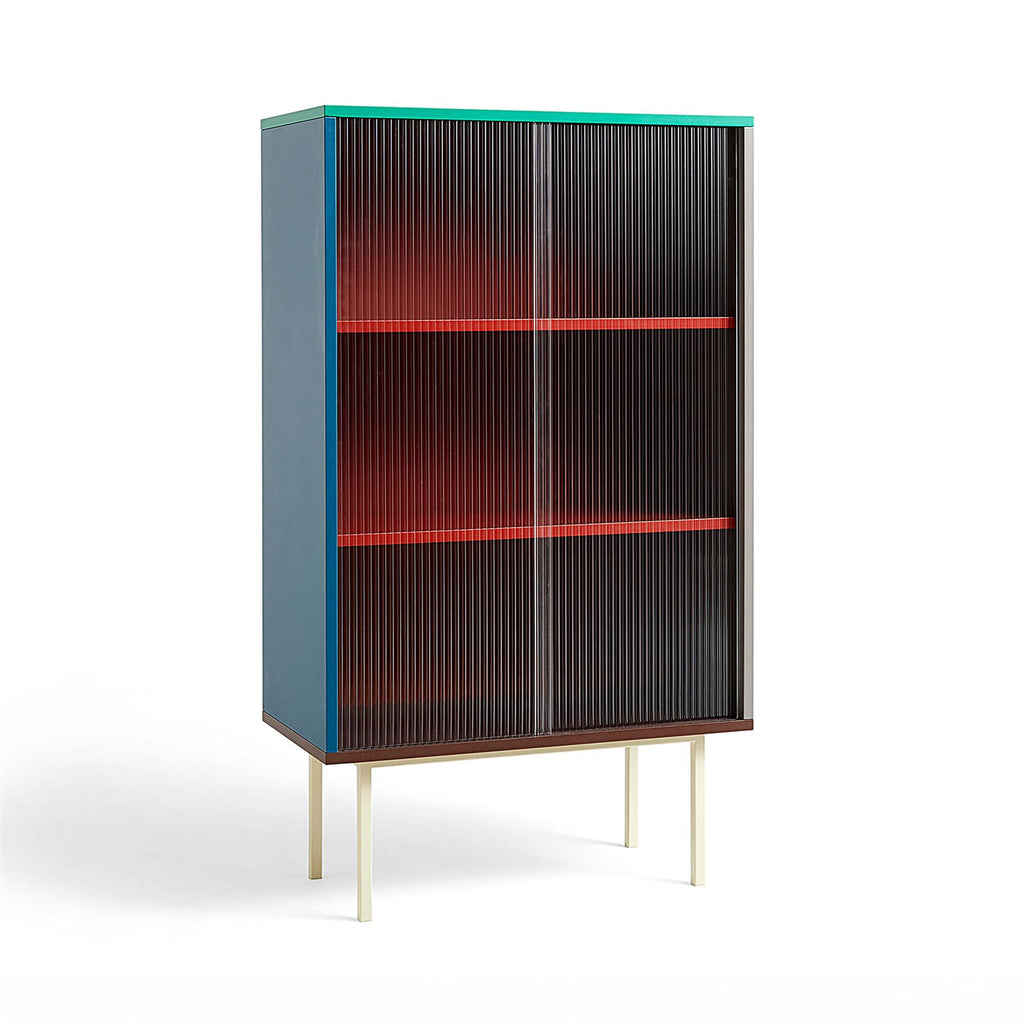 HAY Colour Tall Cabinet with Glass Doors