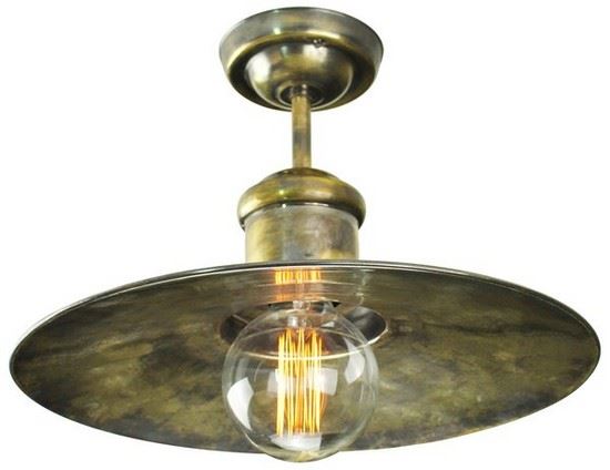 Limehouse Edison Flush Light