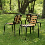 Normann Copenhagen Vig Wood Garden Dining Set - Large - Curated by Holloways of Ludlow