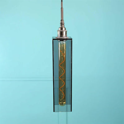 Outlet Signature Small Smoked Glass Bathroom Pendant Light