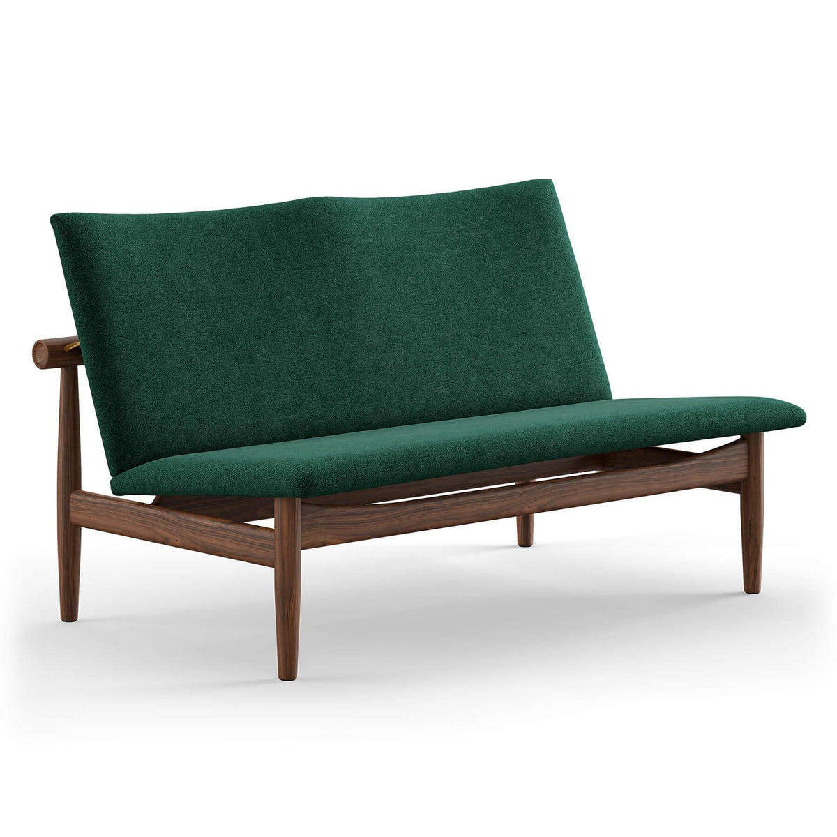 Finn Juhl The Japan 2 Seater Sofa in Walnut