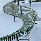 HAY Palissade Garden Park Dining Bench - In Out