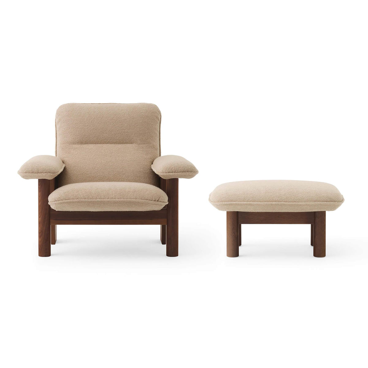 Audo Copenhagen Brasilia Lounge Chair & Ottoman