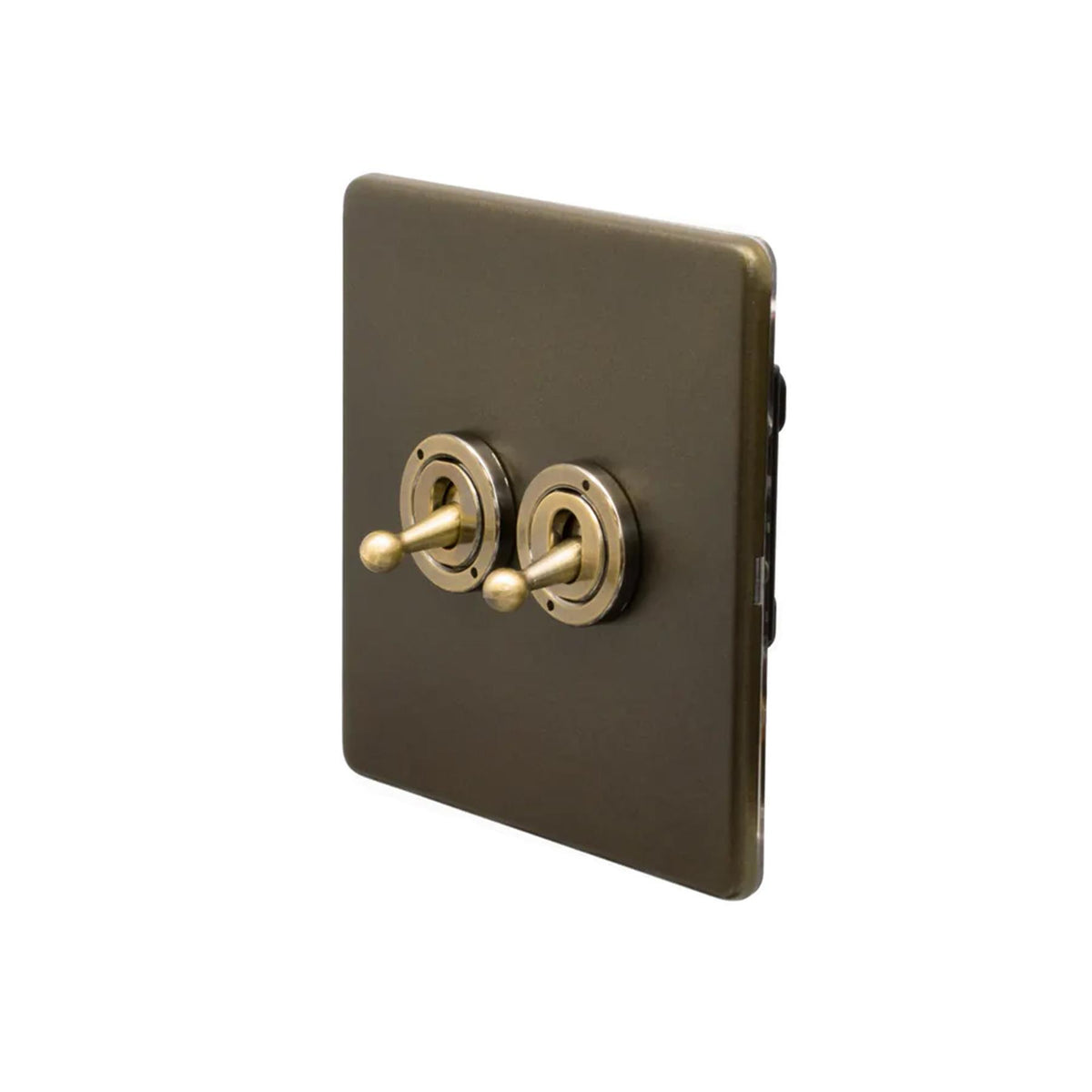 Soho Lighting Eton Collection Bronze 20A 2 Gang 2 Way Toggle Switch