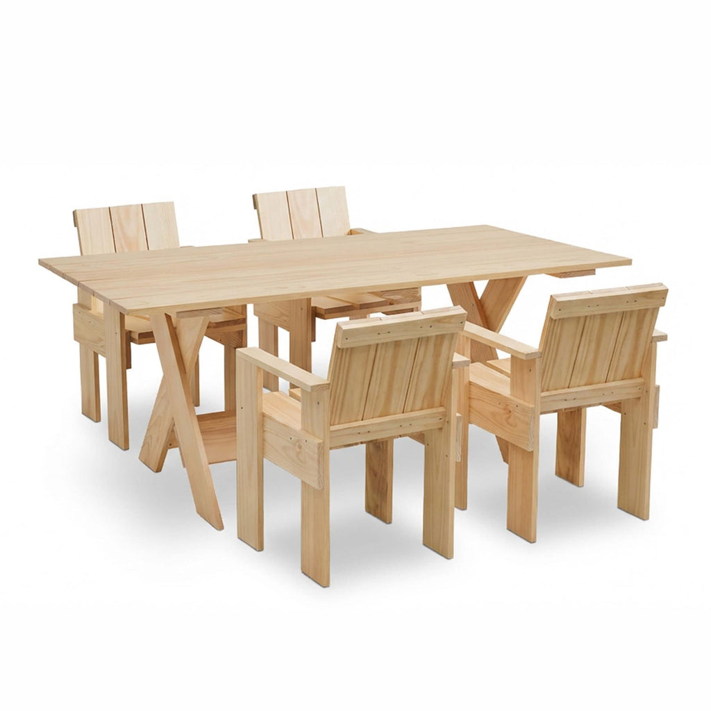HAY Crate Garden Dining Set - Medium - Curated by Holloways of Ludlow