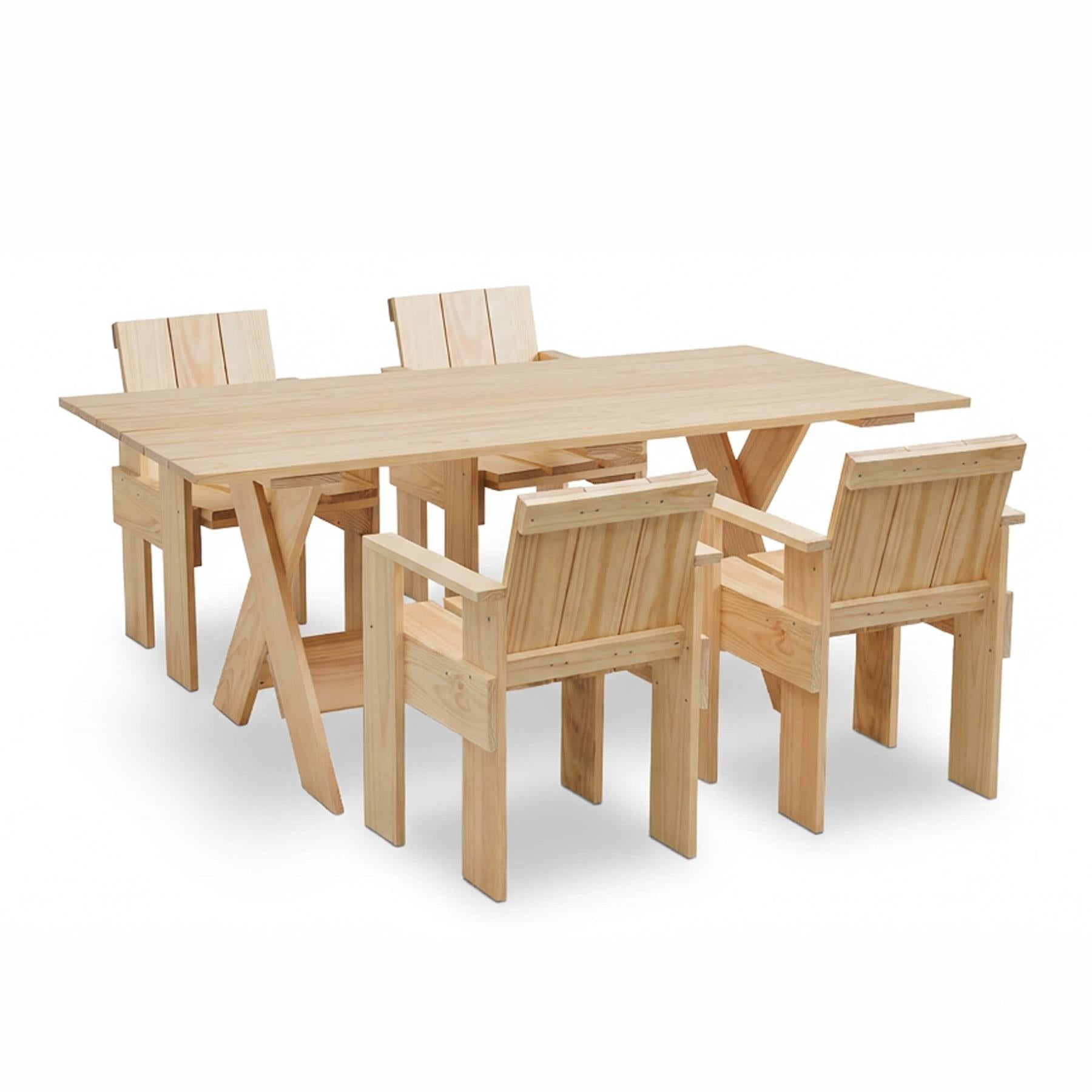 HAY Crate Garden Dining Set - Medium - Curated by Holloways of Ludlow