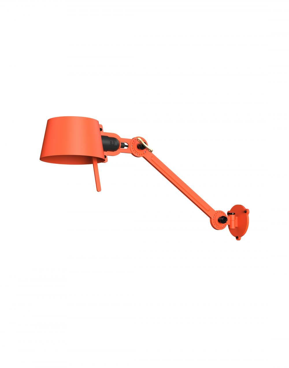 Outlet Bolt Bed Lamp - Side Fit - Striking Orange, Hardwired